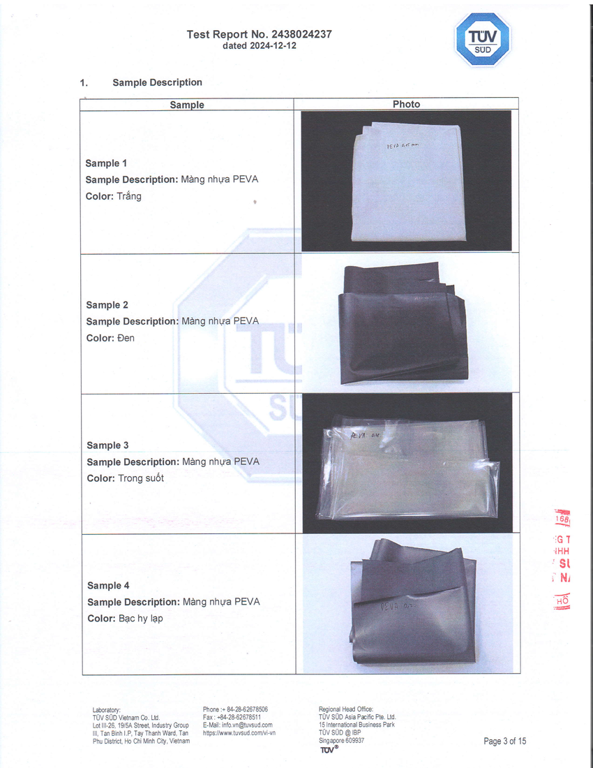 Double Light Certifications tuv page 3
